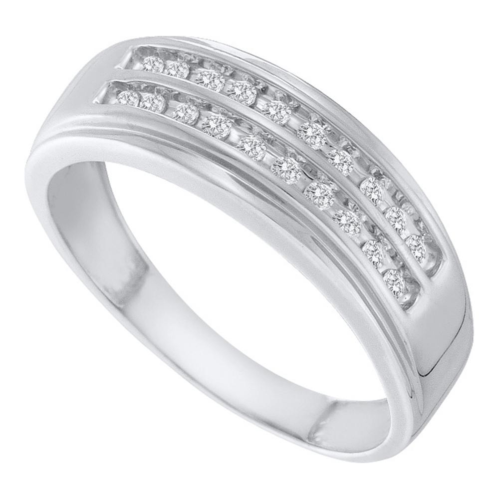 2 row wedding band